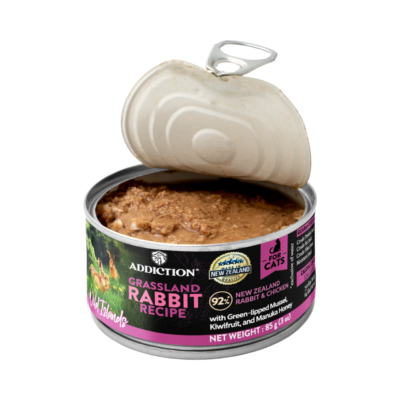1st WI Canned Cat Grassland Rabbit Recipe 85g 2