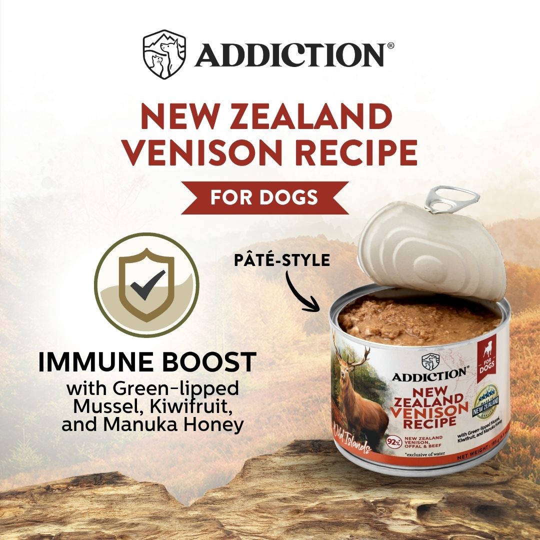 3rd WI Canned Dog New Zealand Venison Recipe 185g