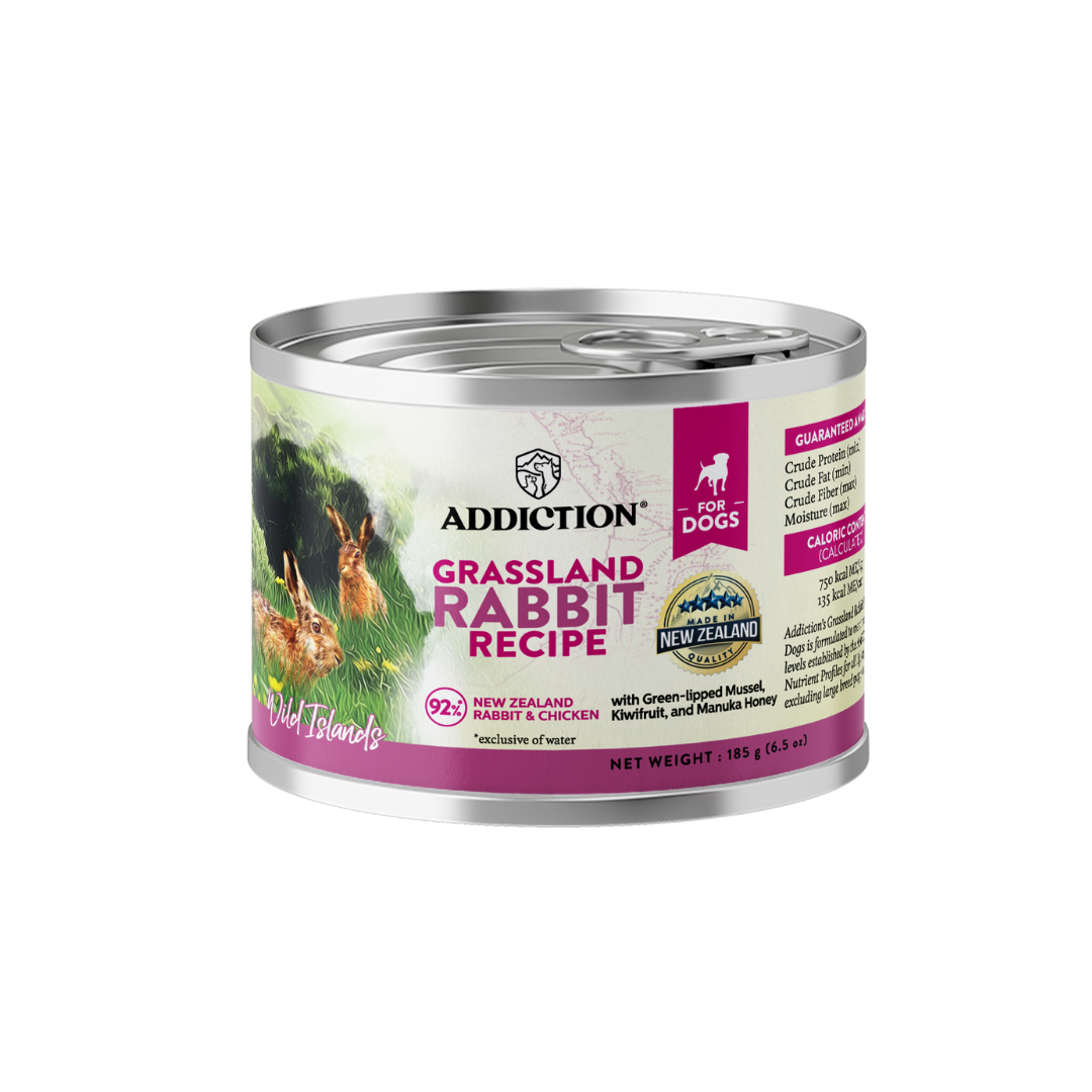 Last 1 WI Canned Dog Grassland Rabbit Recipe 185g 1