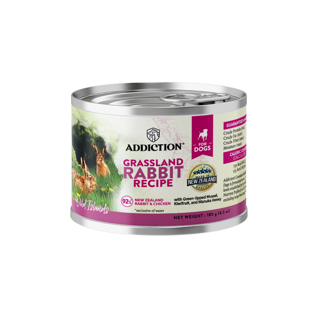 Last 1 WI Canned Dog Grassland Rabbit Recipe 185g