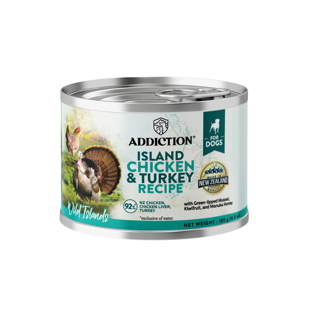 Last 1 WI Canned Dog Island Chicken Turkey Recipe 185g